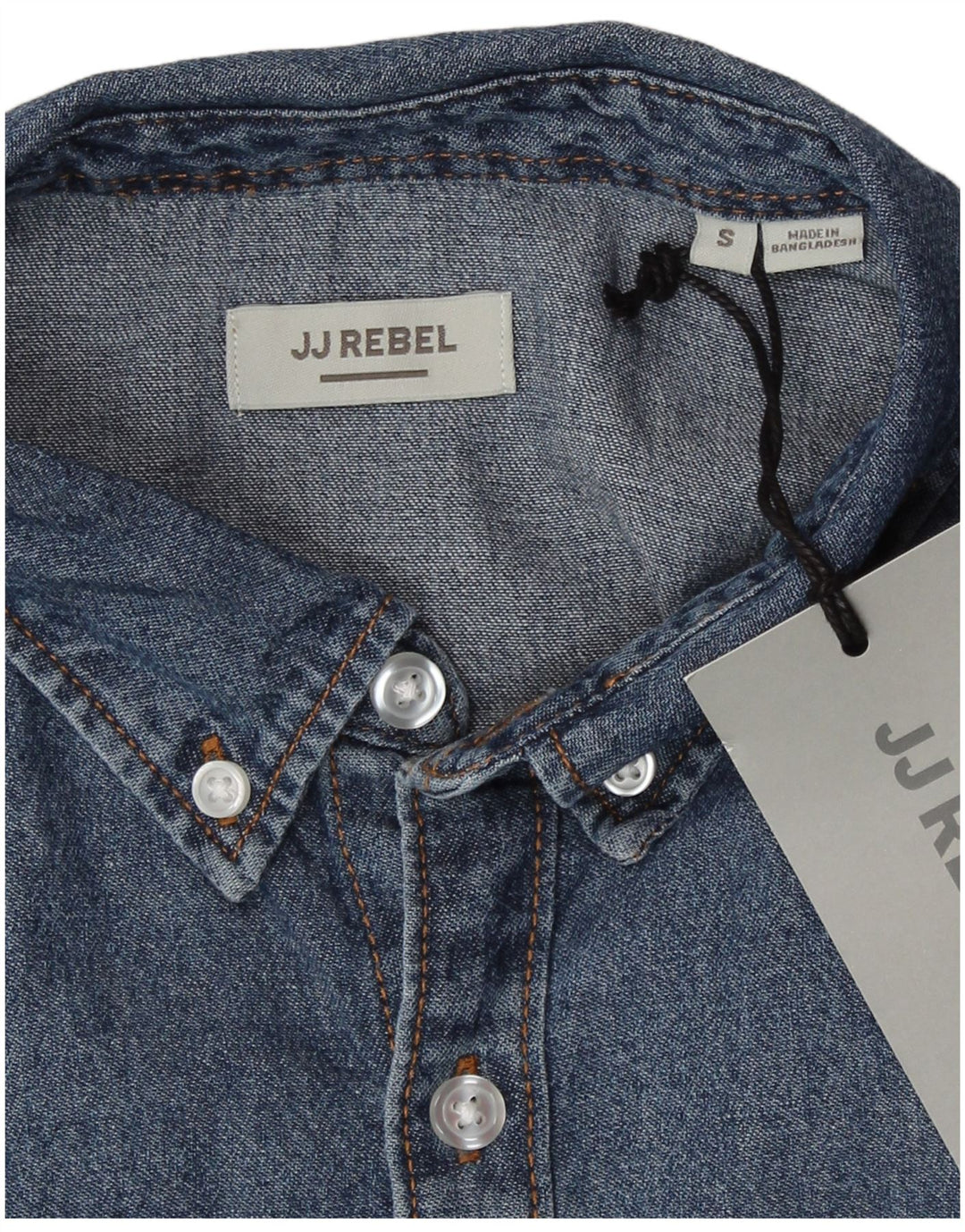 JJ Rebel Chemise Homme Petit Bleu Coton