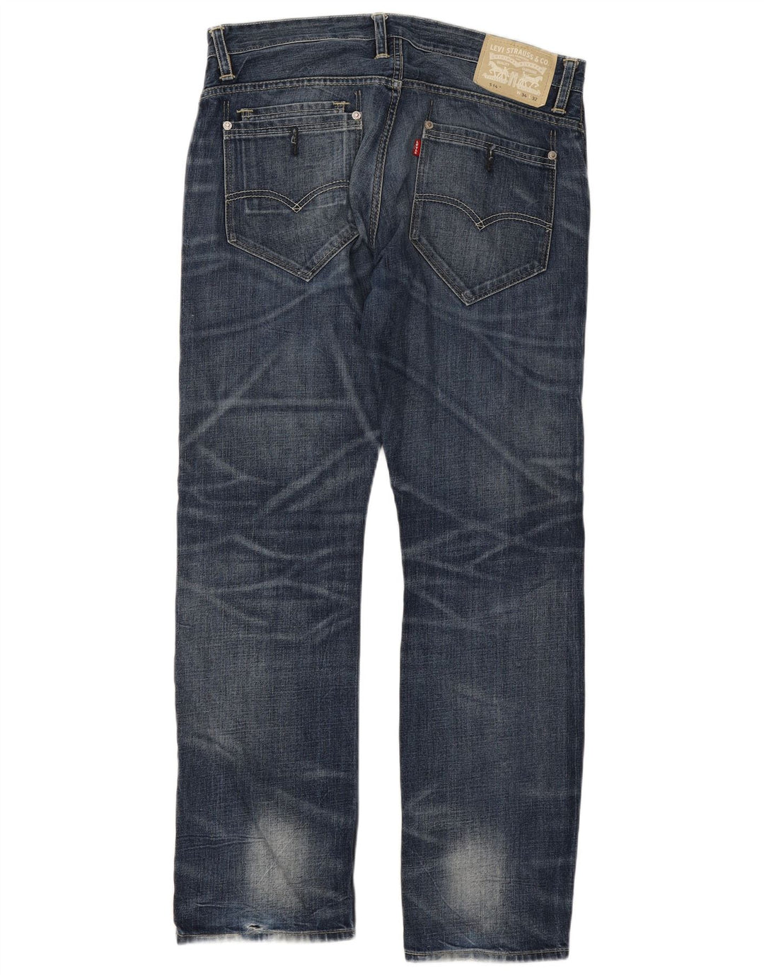 Levi's Jean Droit 514 Homme Bleu W34 L32 Coton