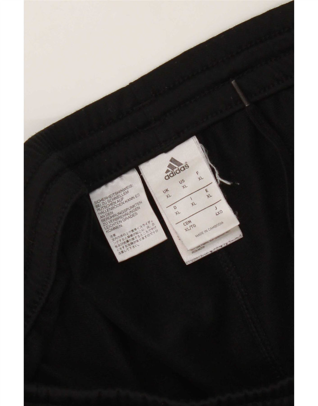 Adidas Pantalon de survêtement pour homme Joggers XL Noir Polyester