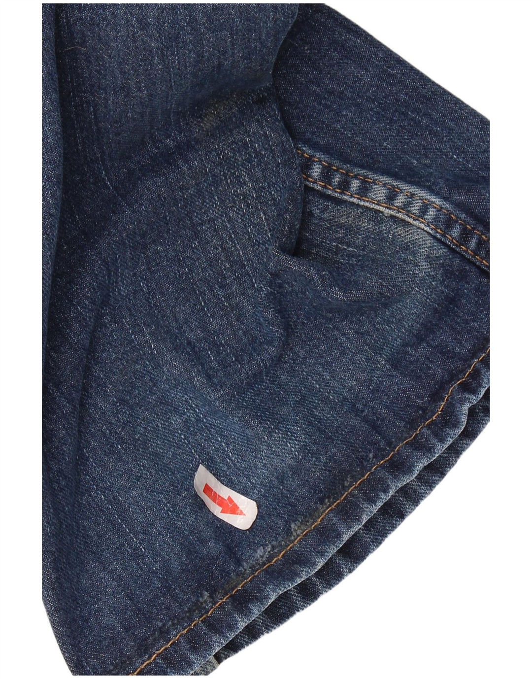 Eddie Bauer Jean droit coupe décontractée pour homme W38 L34 bleu coton