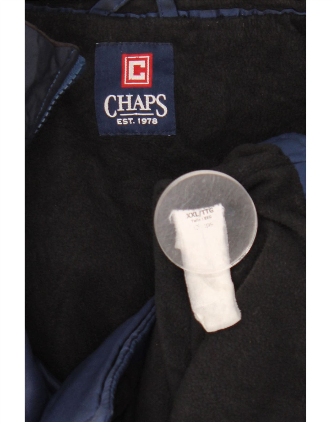 Chaps Veste Coupe-Vent Homme UK 44 2XL Bleu Marine Colourblock