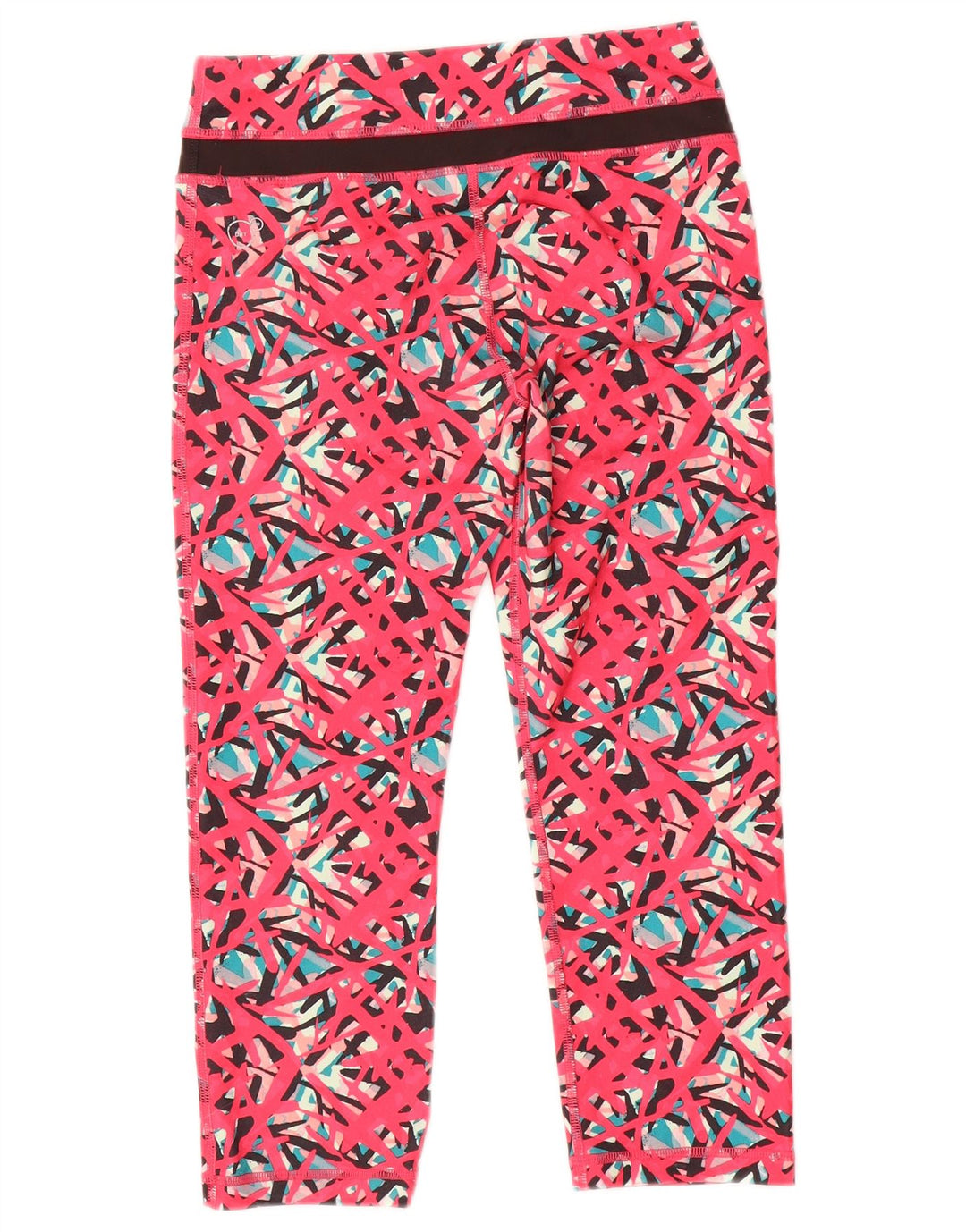 Puma Legging Capri Femme UK 8 Petit Rose Géométrique