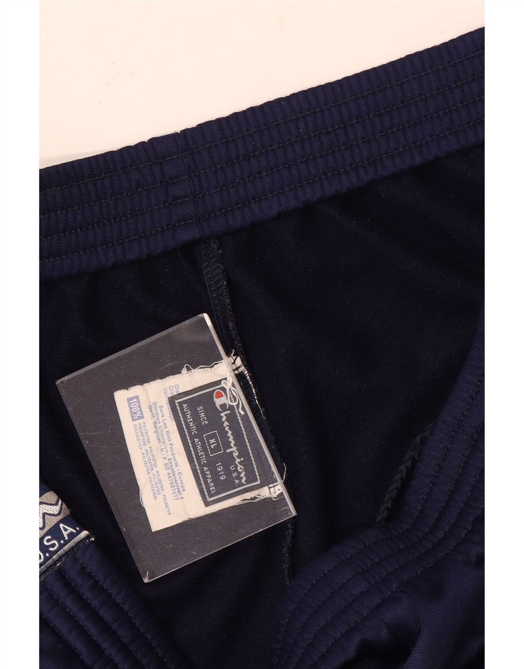 Champion Pantalon de Survêtement Graphique Homme XL Bleu Marine Polyester