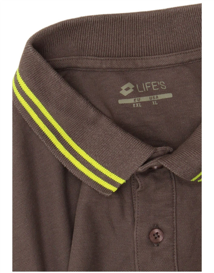 Lotto Polo Homme XL Gris