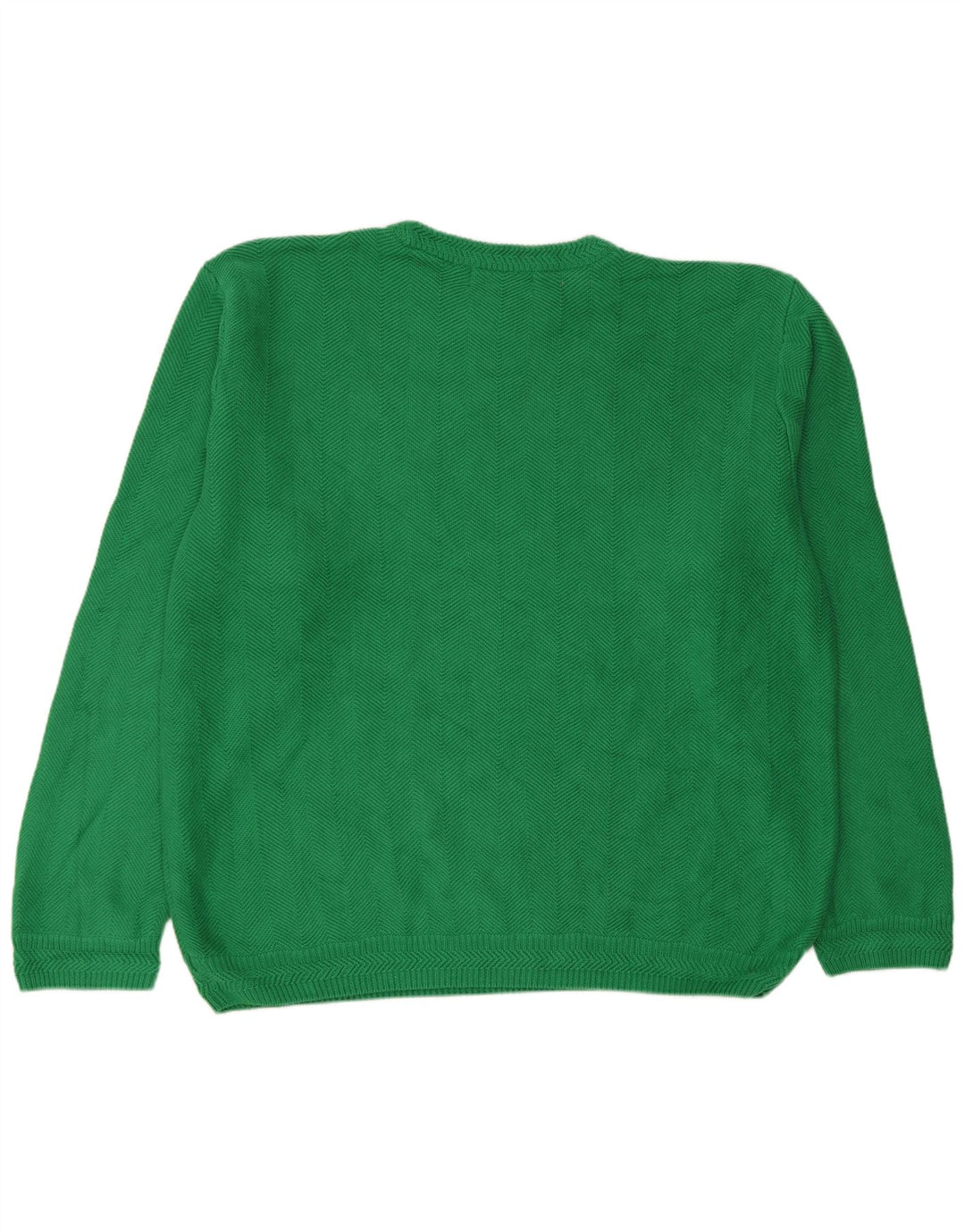 Chaps Pull col rond pour homme XL en coton à chevrons vert