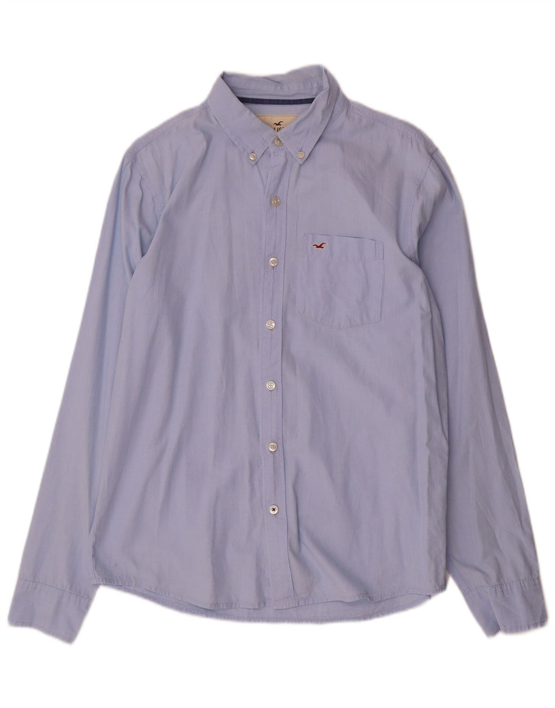 Hollister Chemise Homme Large Bleu Coton