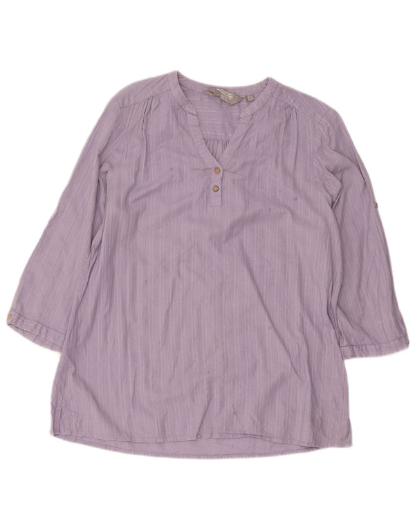 Mountain Warehouse Tunique à manches 3/4 pour femme UK 14 Large Violet rayé