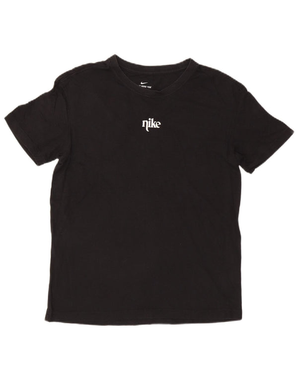 Nike T-shirt graphique pour homme en coton noir Taille S