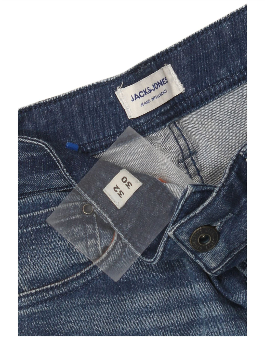 JACK & JONES Jean Droit Tim Homme W32 L30 Bleu