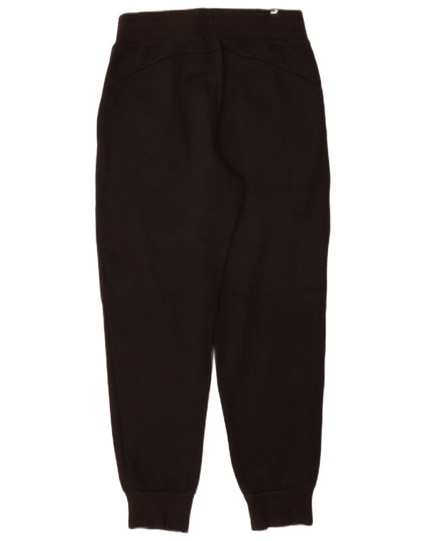 Puma Pantalon de survêtement pour femme Joggers UK 10 Small Noir Coton