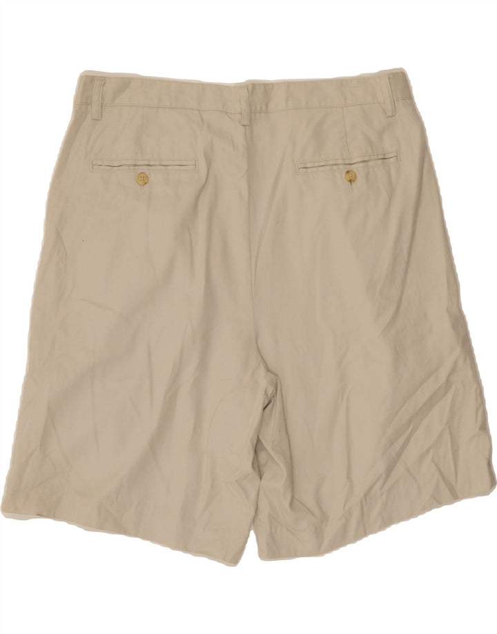 EDDIE BAUER Mens Pegged Chino Shorts W36 Large Beige Cotton Vintage Eddie Bauer and Second-Hand Eddie Bauer from Messina Hembry 