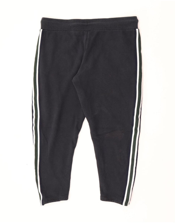 Superdry Pantalon De Survêtement XL Bleu Marine Rayé Coton Homme