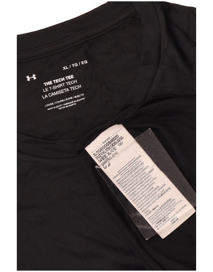 UNDER ARMOUR T-Shirt Homme Haut XL Noir Polyester