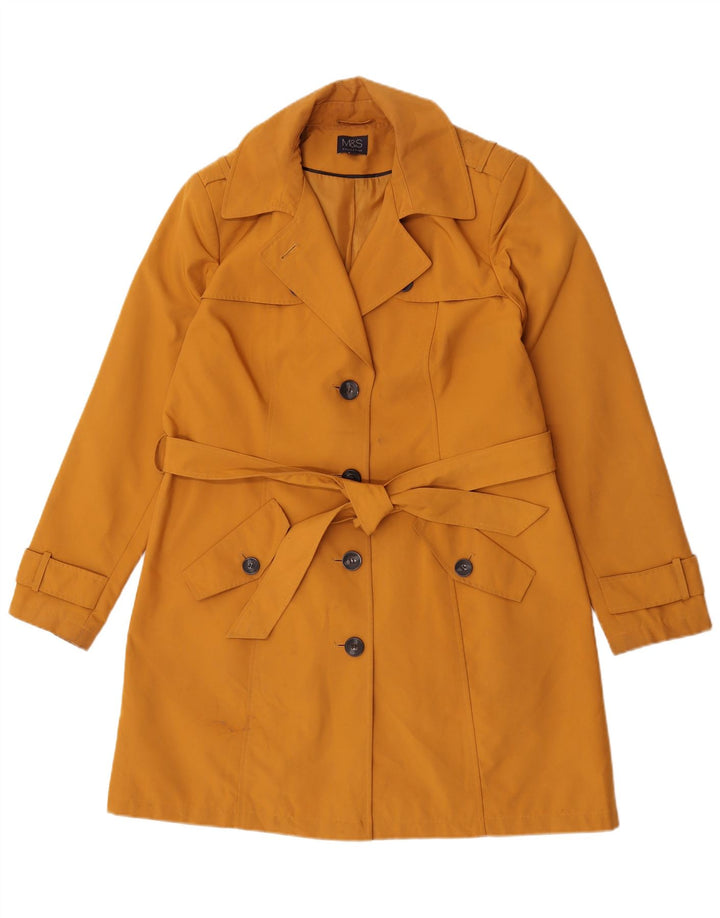 Marks & Spencer Trench-coat pour homme UK 16 Large Orange Polyester