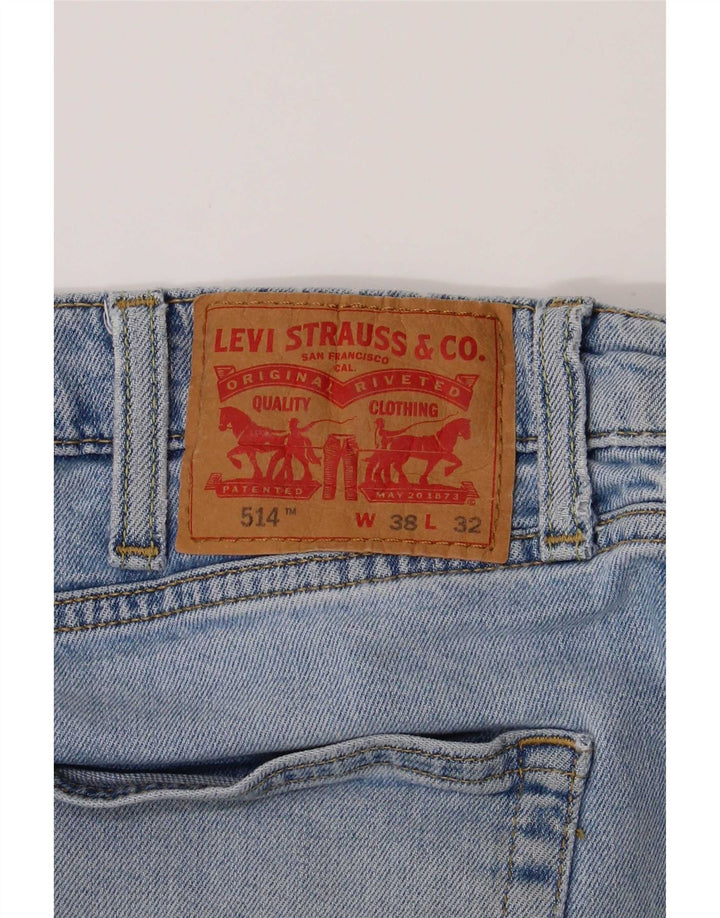Levi's Jean Droit 514 Homme Bleu W38 L32 Coton