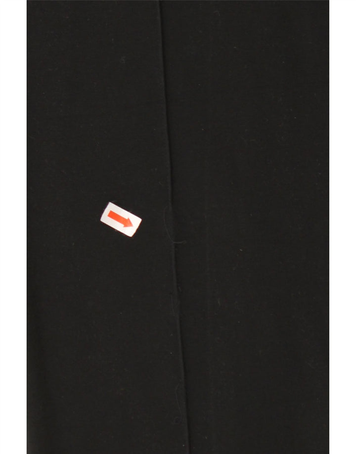 MOSCHINO Pantalon décontracté pas cher et chic pour femme UK 12 Medium W32 L29 Noir