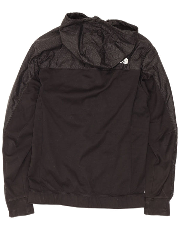 The North Face Pull à capuche zippé graphique pour hommes XS Noir Polyester géométrique