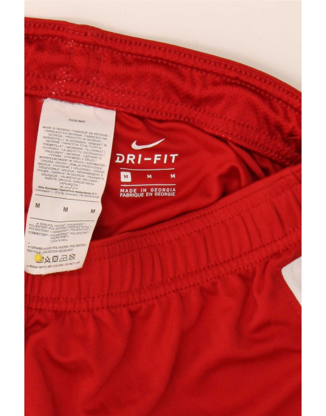 Nike Short de sport Liverpool pour homme en polyester color block rouge moyen