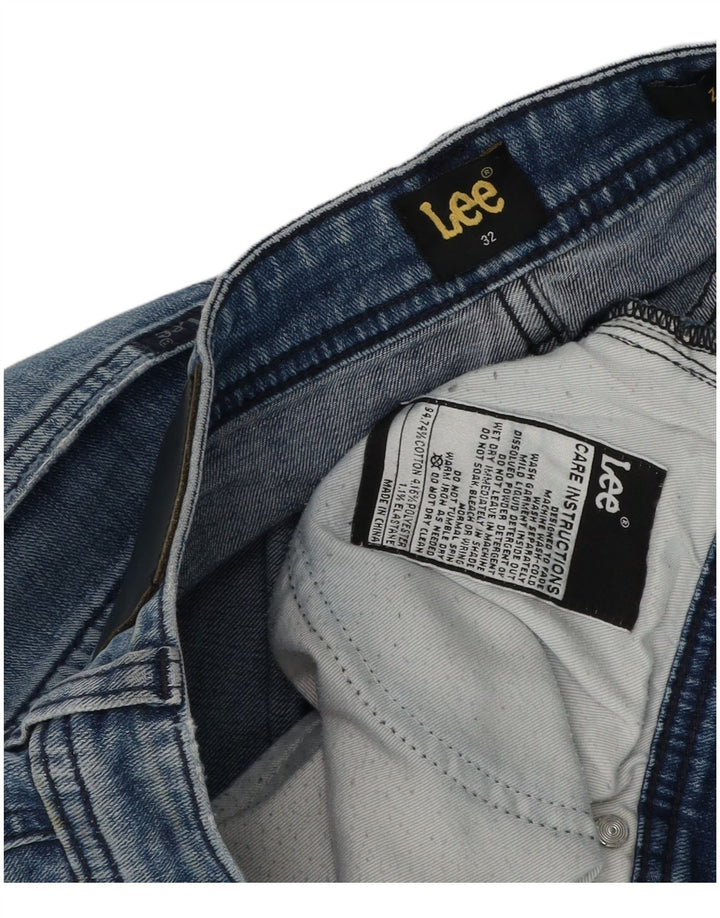 Lee Short en jean vieilli W32 pour homme en coton bleu moyen