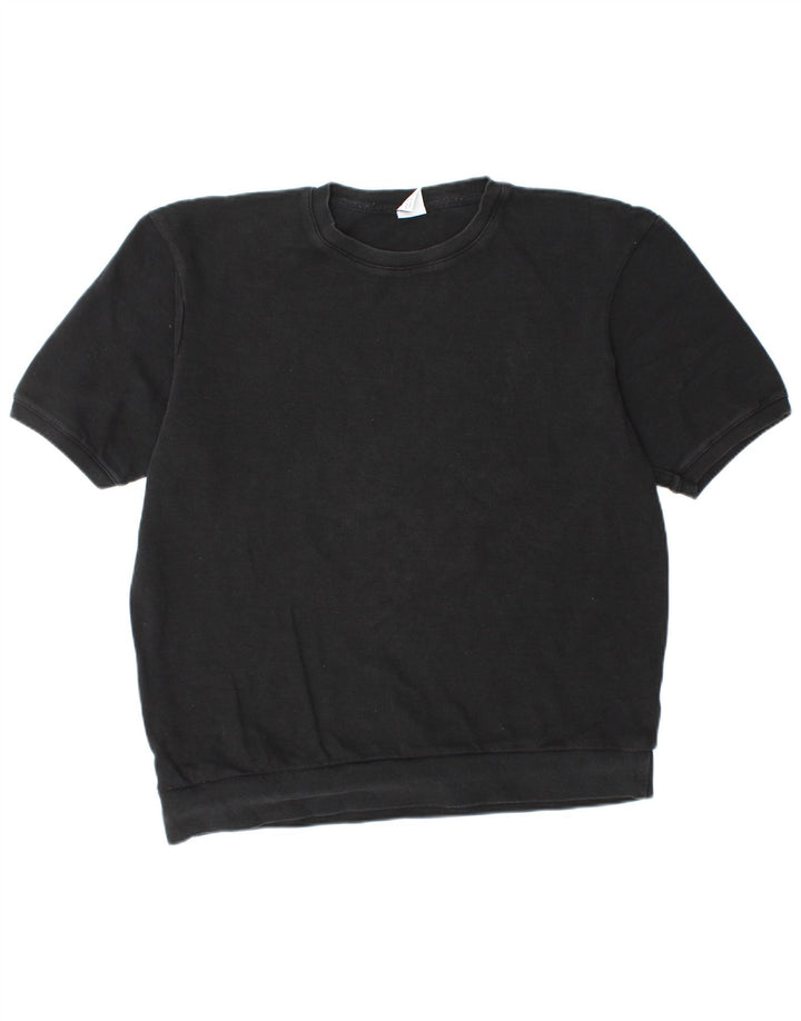 Pull à manches courtes et col rond pour homme XL