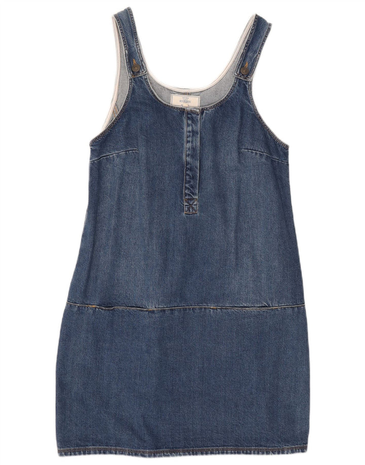 Fat Face Robe salopette en jean pour femme UK 12 Bleu moyen