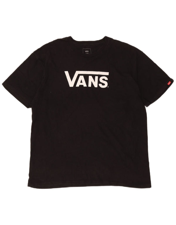 Vans T-shirt graphique coupe classique pour homme XL en coton noir