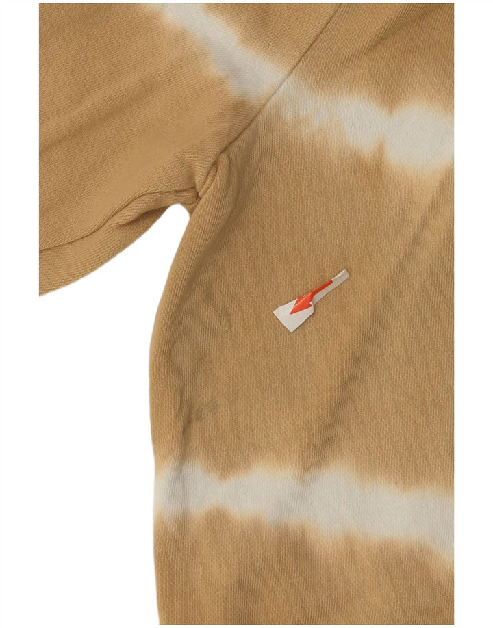 Marks & Spencer Sweat-shirt pour femme en coton rayé beige moyen UK 12