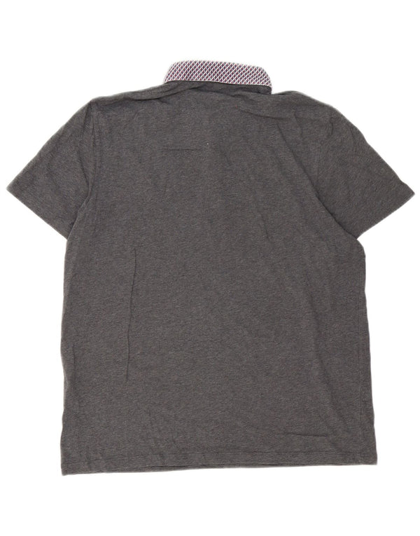 Ted Baker Polo Homme Taille 4 Grand Gris