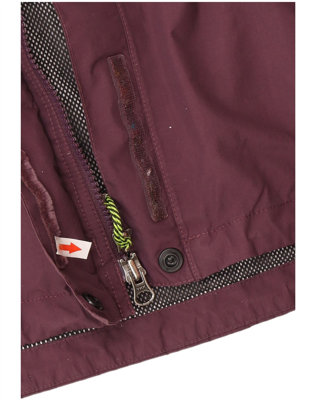 The North Face Veste de pluie à capuche pour femme UK 14 Medium Violet Nylon