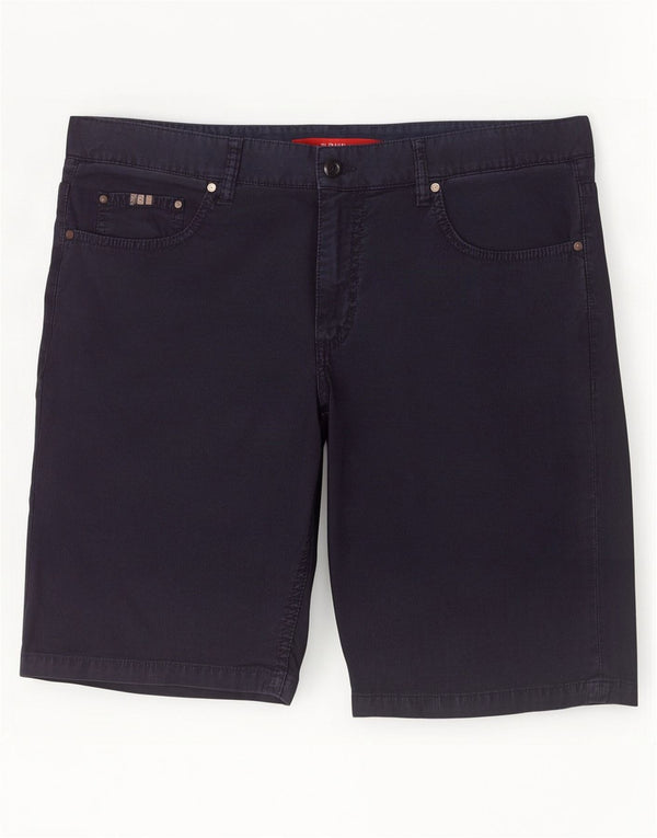 Cerruti Short décontracté pour homme W38 XL en coton bleu marine