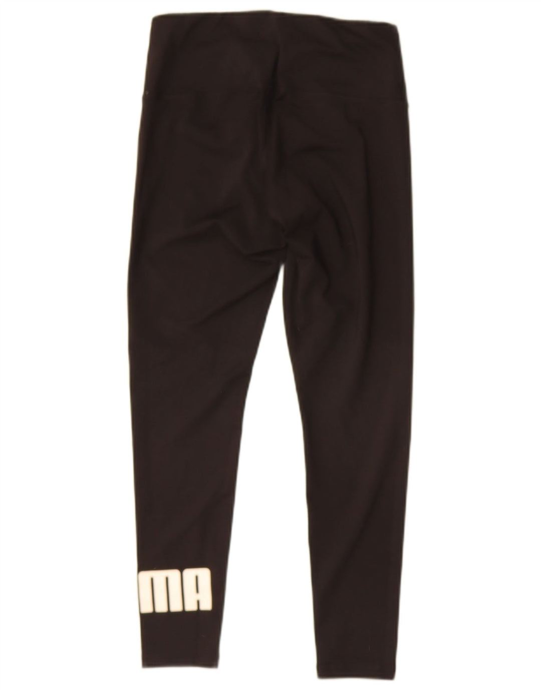 PUMA Womens Graphic Crop Leggings UK 12 Medium Black