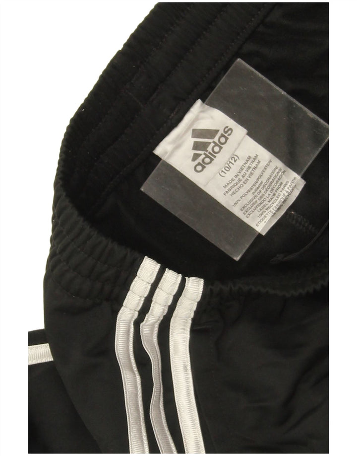Adidas Pantalon de Survêtement Garçon Joggers 10-11 ans Noir Moyen Polyester
