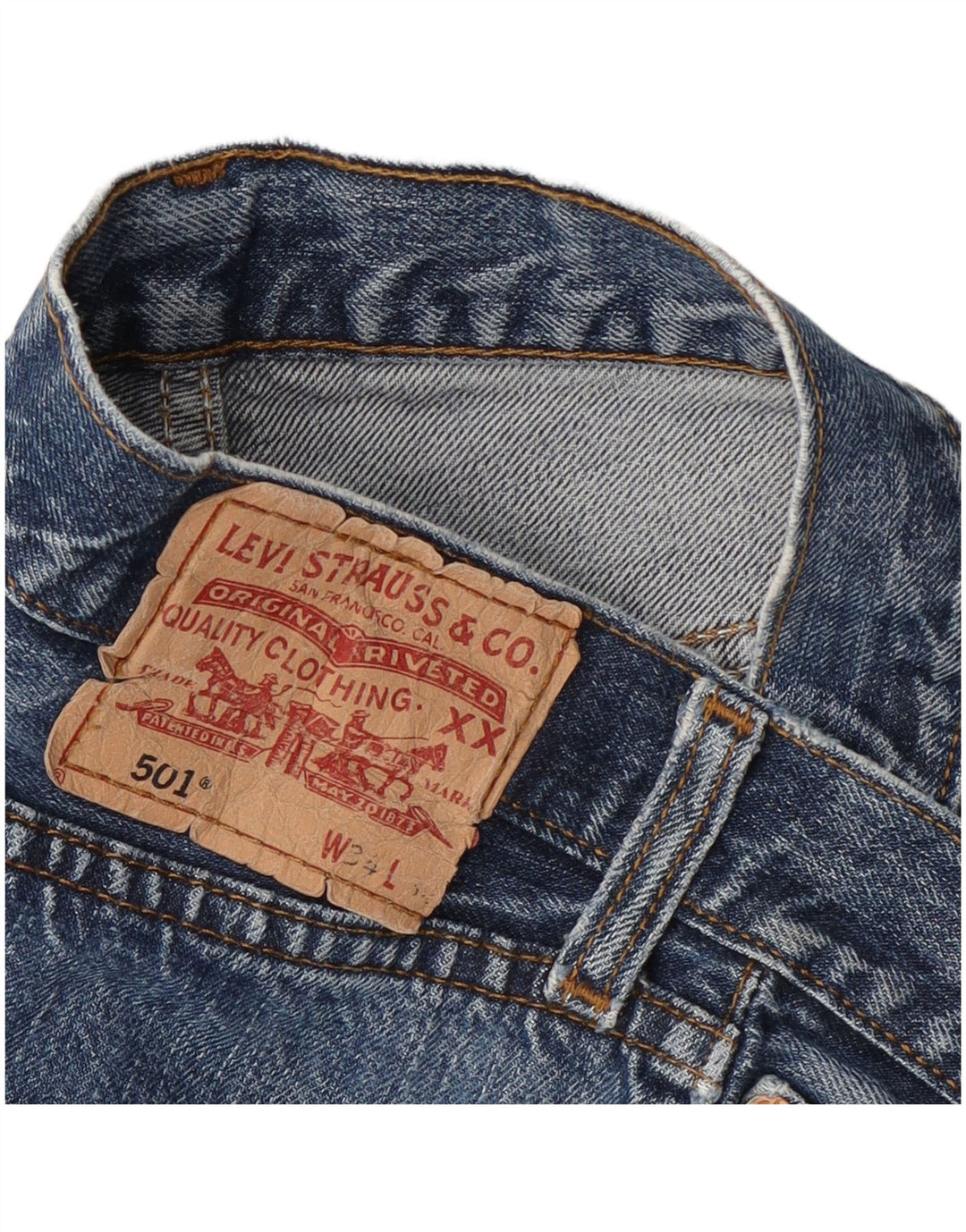 Levi's Jean Droit 501 Homme Bleu W34 L30