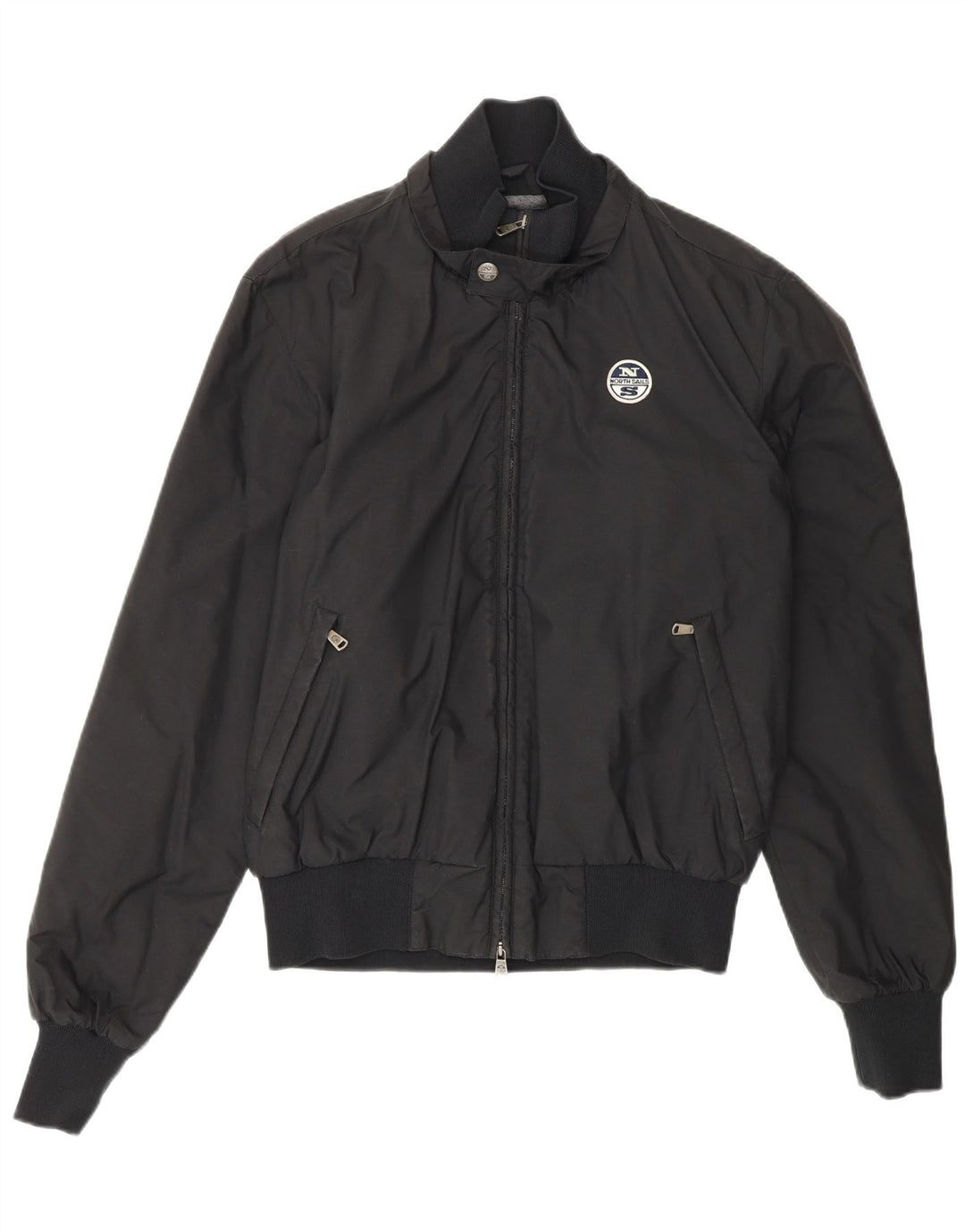 NORTH SAILS Veste Bomber Homme UK 38 Moyen Noir Polyamide