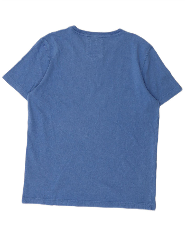 Crew Clothing T-Shirt Homme Bleu Moyen Coton