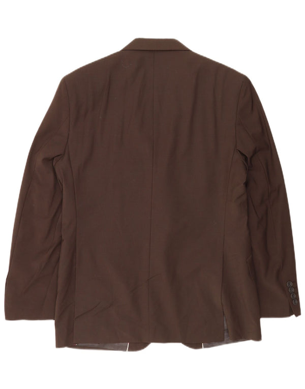 Marks & Spencer Veste blazer à 2 boutons pour homme UK 38 laine marron moyen