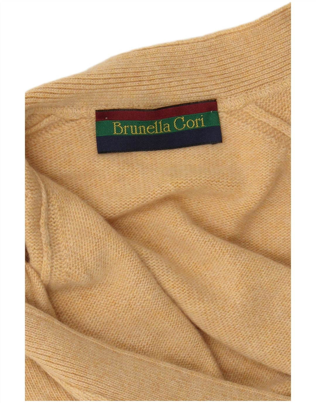 BRUNELLA GORI Pull cardigan pour femme UK 14 Large Beige