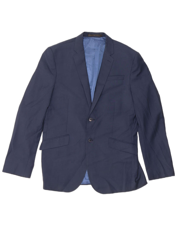Marks & Spencer Veste blazer à 2 boutons pour homme UK 40 Bleu marine moyen