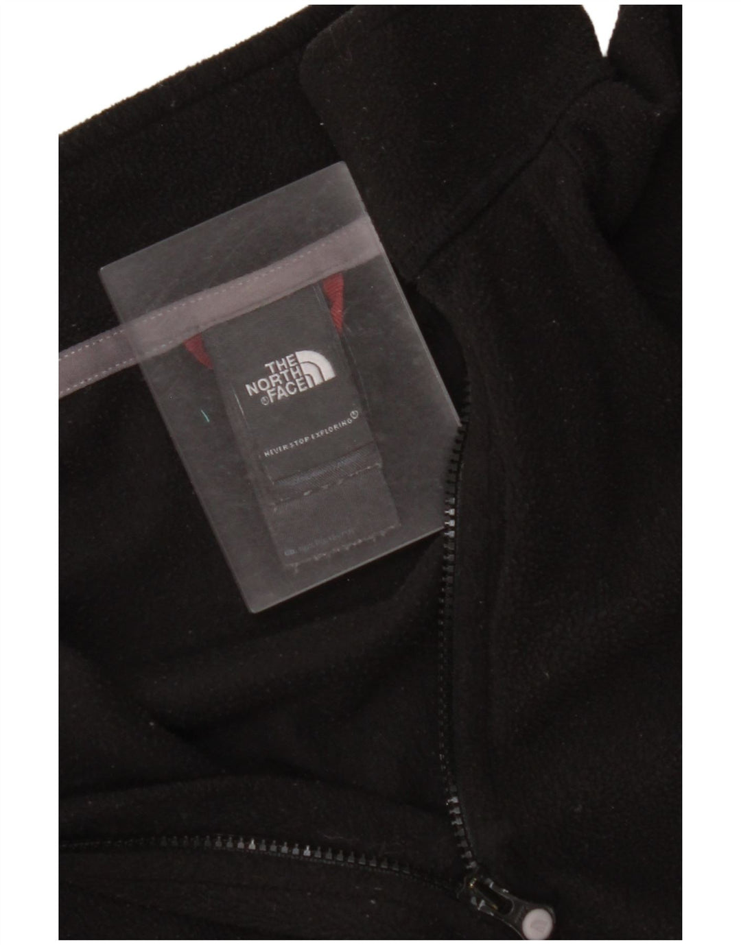 THE NORTH FACE Pull polaire à col zippé pour femme UK 14 Noir moyen Polyester