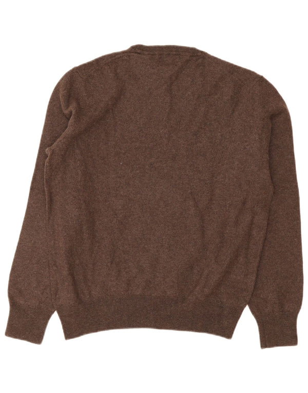 Gutteridge Pull à col rond pour femme UK 18 XL Laine marron
