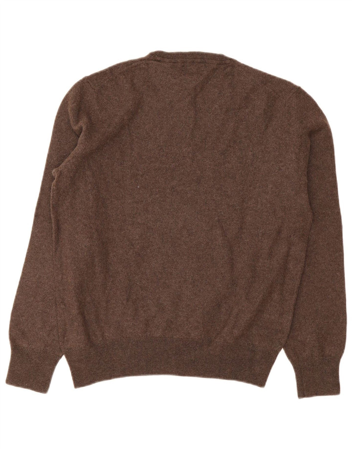 Gutteridge Pull à col rond pour femme UK 18 XL Laine marron