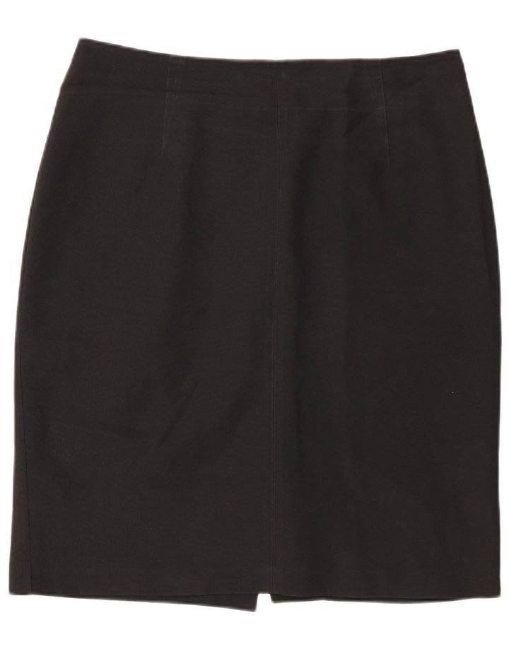 Marks & Spencer Jupe crayon femme UK 18 XL W34 Noir Polyester
