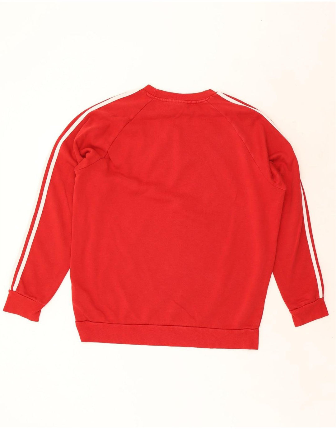 Adidas Mens Sweatshirt Jumper Grand Rouge Coton