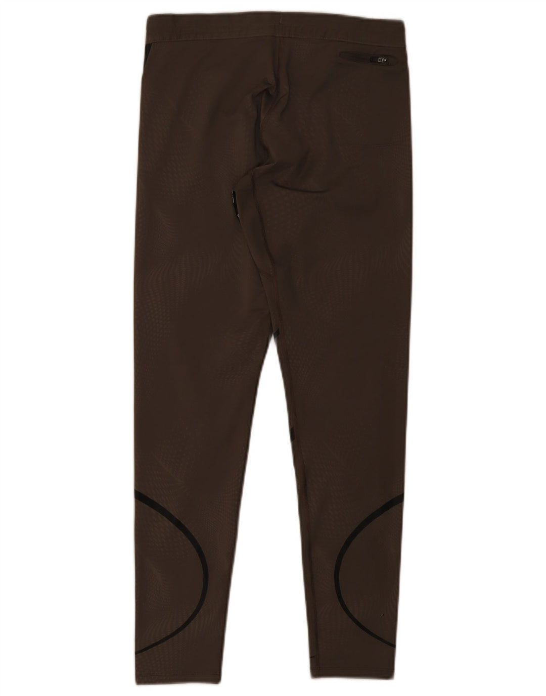 Nike Legging Dri Fit pour femme UK 12 Polyester rayé marron moyen
