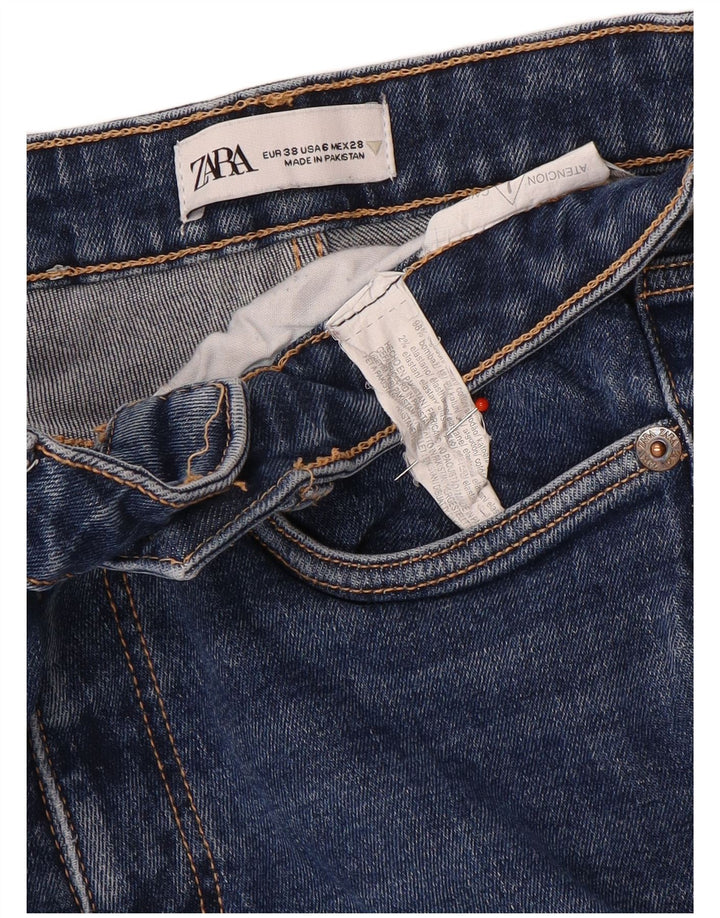 Zara Jean Bootcut Femme EU 38 Petit W28 L26 Bleu