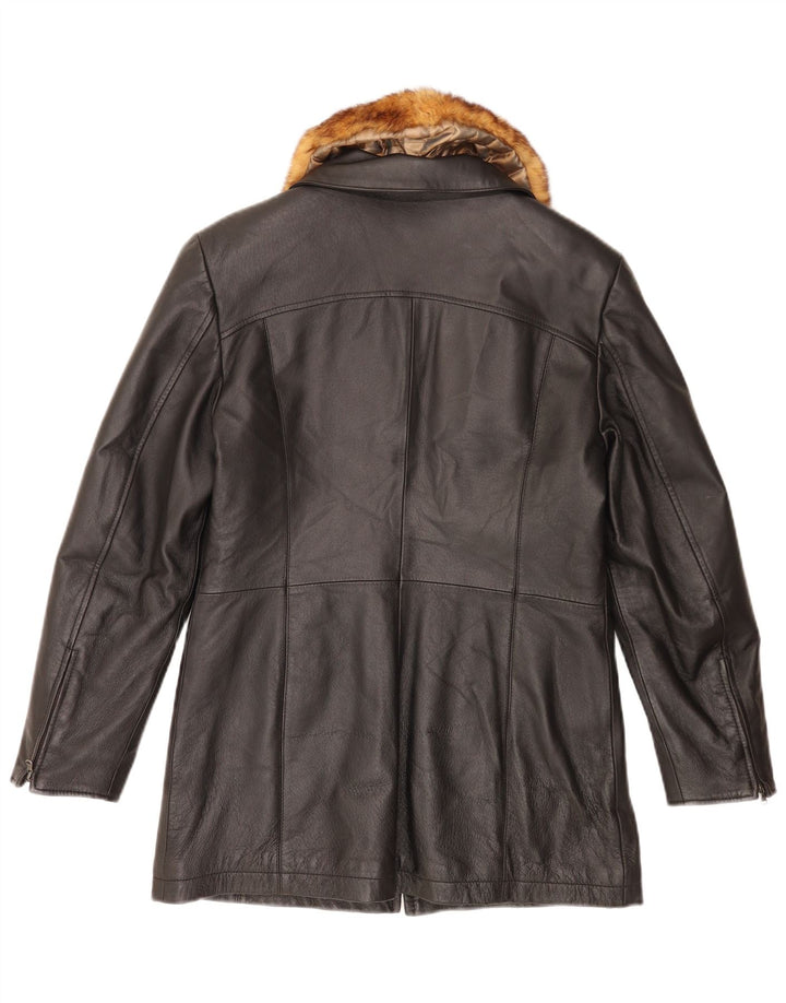 Rachele@Asati Veste en cuir pour femme IT 42 Cuir noir moyen