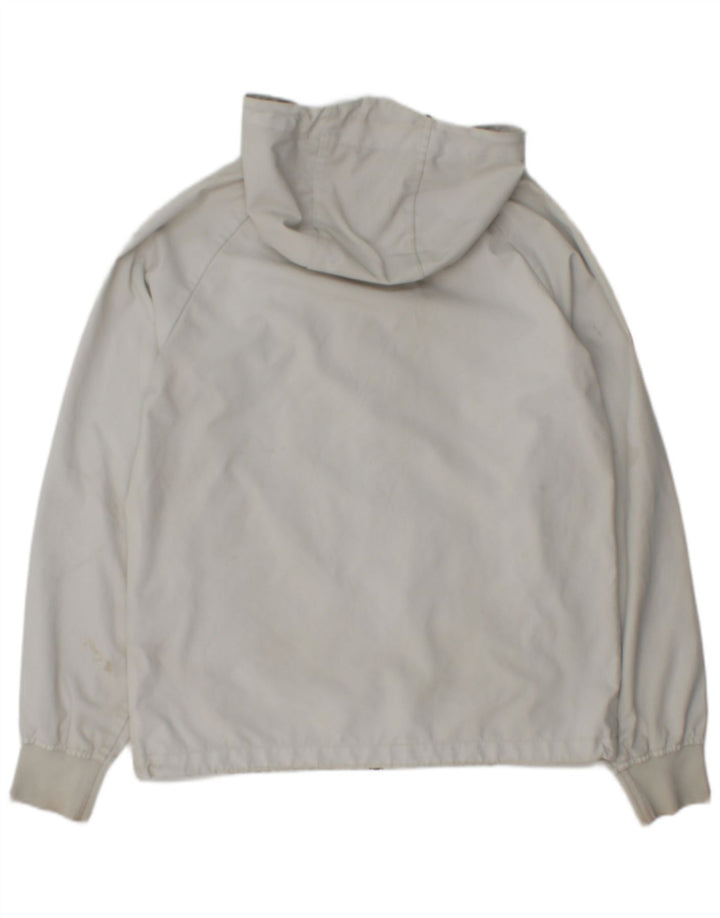Superdry Veste de pluie à capuche pour homme UK 36 Small Gris
