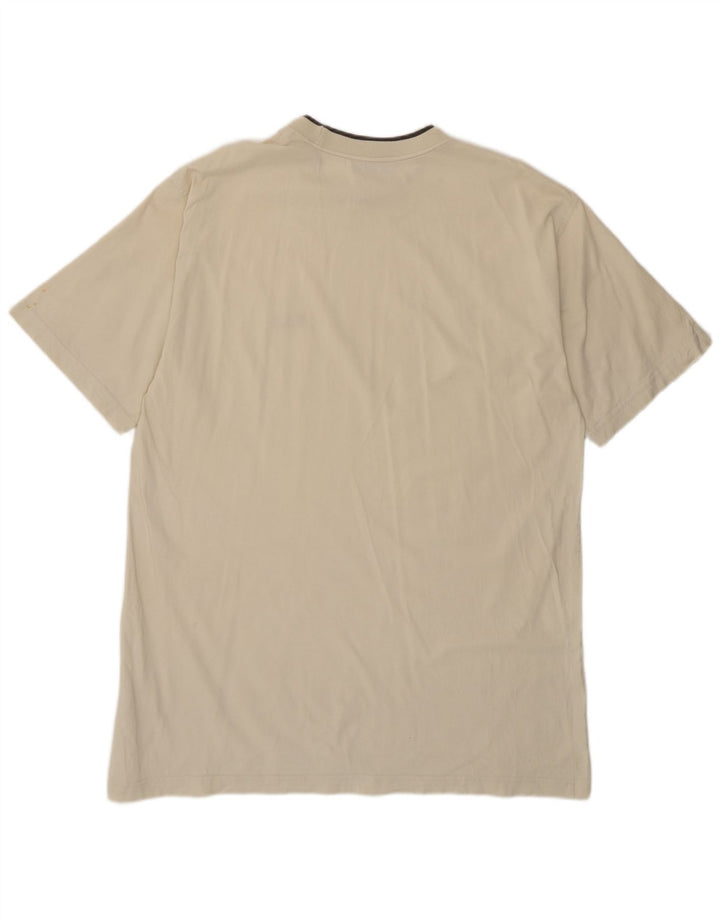 Fila T-Shirt Homme Top XL Beige Coton