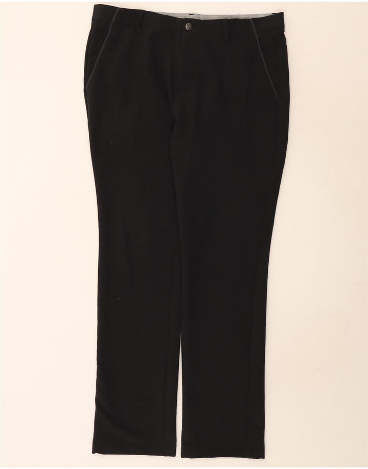 Adidas Pantalon Chino Droit Homme W34 L32 Noir Polyester