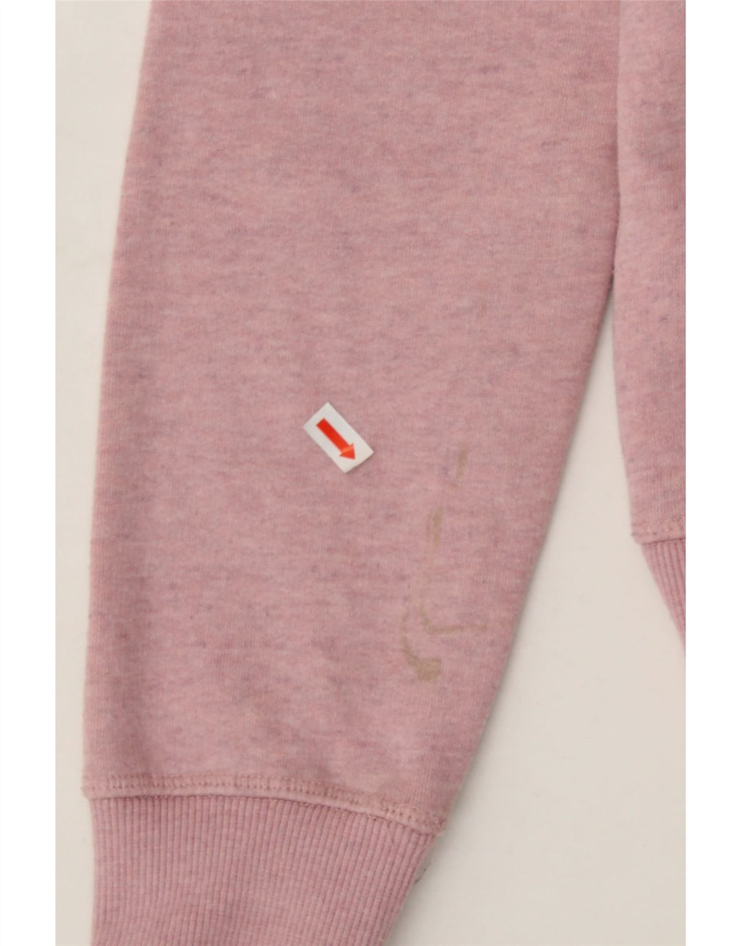 SUPERDRY Womens Sweatshirt Jumper UK 8 Small Pink Cotton Vintage Superdry and Second-Hand Superdry from Messina Hembry 